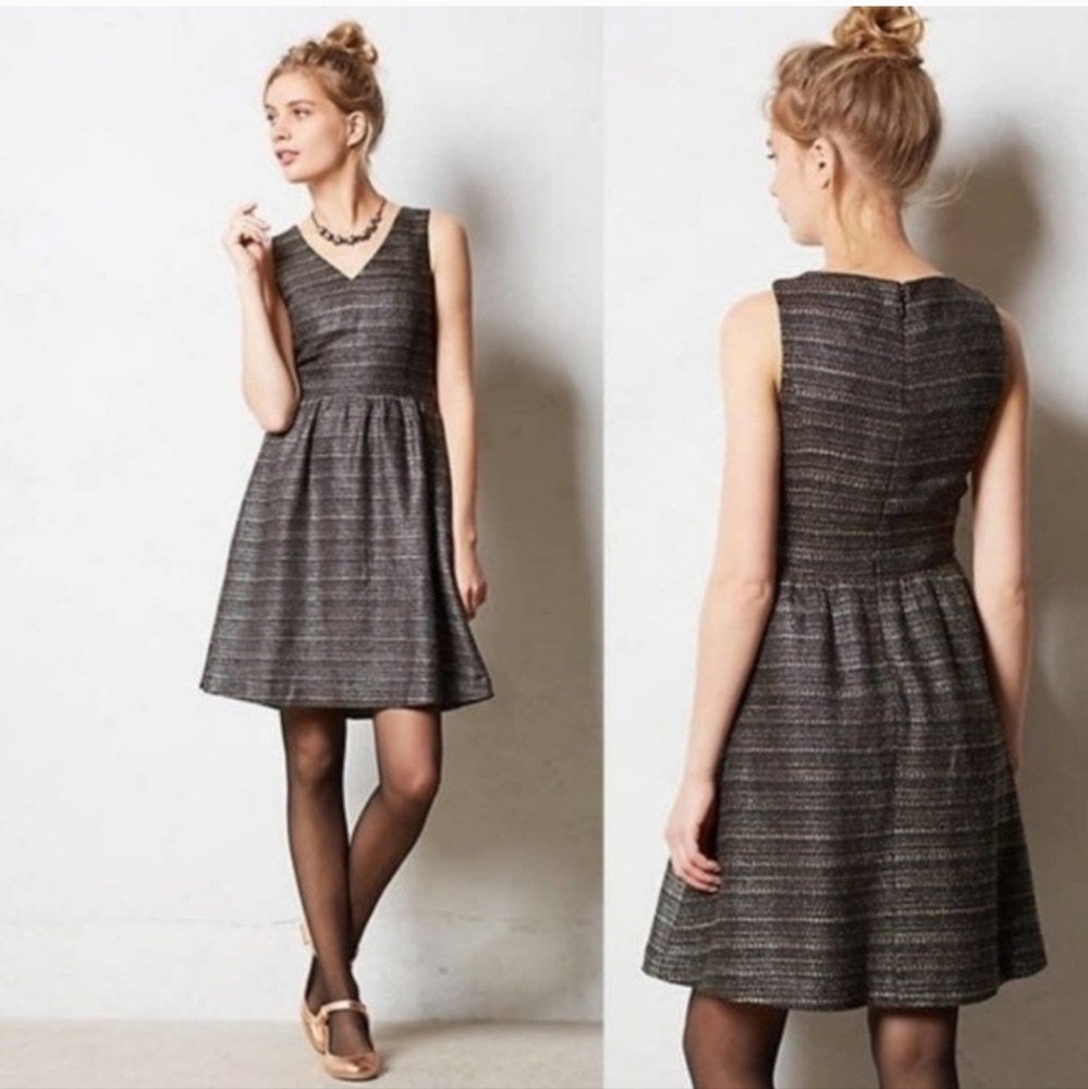 Anthropologie Glissade Dress By Moulinette Soeurs Size 4 - Picture 3 of 13
